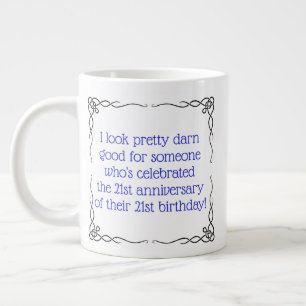 Caneca De Café Grande Com 42 anos ou mais