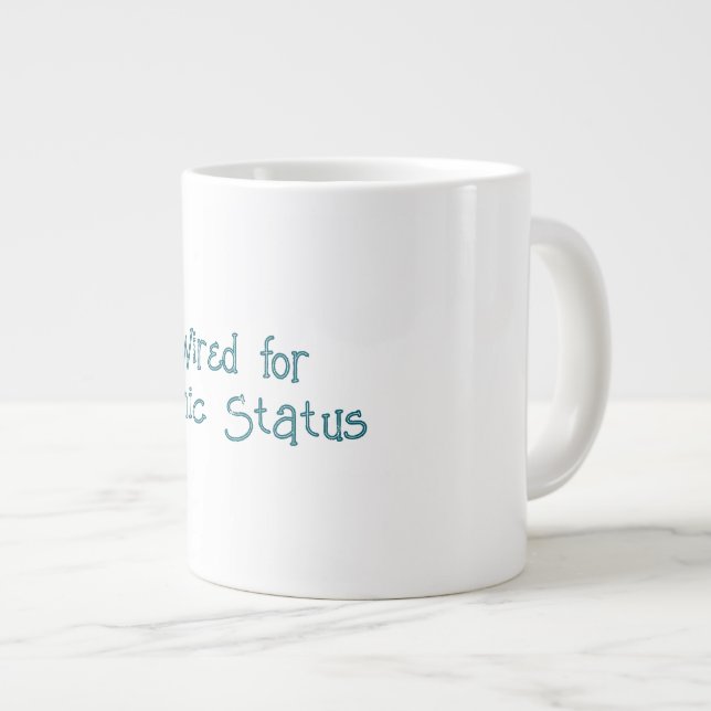 Caneca De Café Grande Com fio para Iconic Status Specialty Mug (Frente Esquerda)