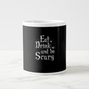 Caneca De Café Grande Coma Bebida E Seja Assustador No Dia Das Bruxas