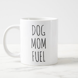 Caneca De Café Grande Combustível de Mãe de Cachorro Presente Divertid