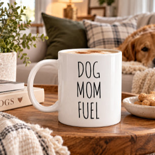 Caneca De Café Grande Combustível de Mãe de Cachorro Presente Divertid