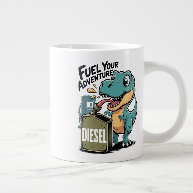 Caneca De Café Grande Combustível para sua empresa (Direita)