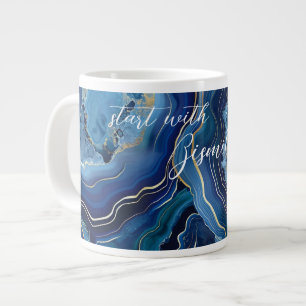 Caneca De Café Grande Comece Com Bismillah