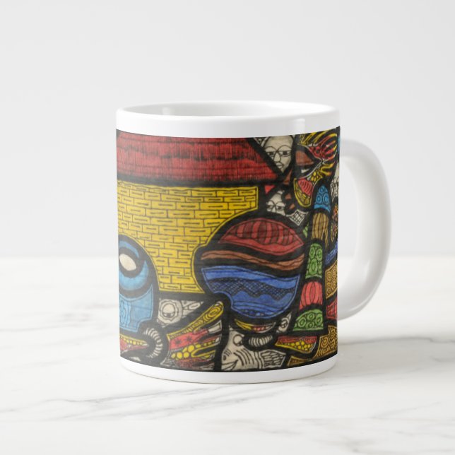 Caneca De Café Grande Comércio (Frente Esquerda)