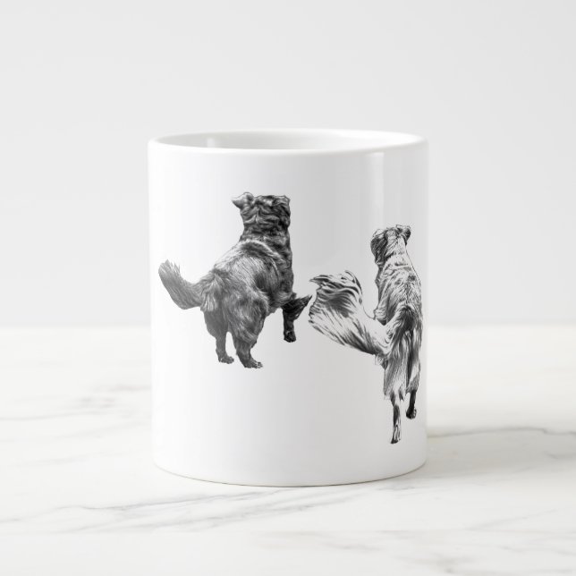 Caneca De Café Grande Companheiros de Caminho Lanterna (Frente)