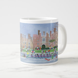 Caneca De Café Grande Competência de barco do dragão no Hampton Court
