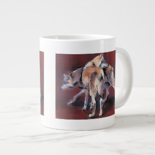 Caneca De Café Grande Composição 2001 do lobo