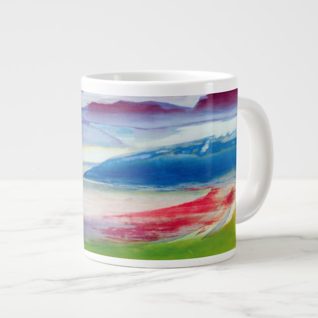 Caneca De Café Grande Composição abstrata (Frente Esquerda)