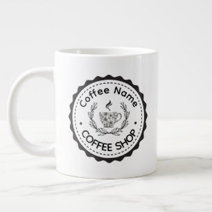 Caneca De Café Grande Compro de Café Moderno Bar de chá Café Personaliza