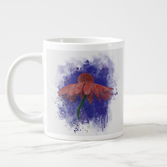 Caneca De Café Grande Concedora de Cores d'Água (Esquerda)
