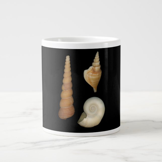 Caneca De Café Grande Conchas - Concologia - Conchas (Frente)