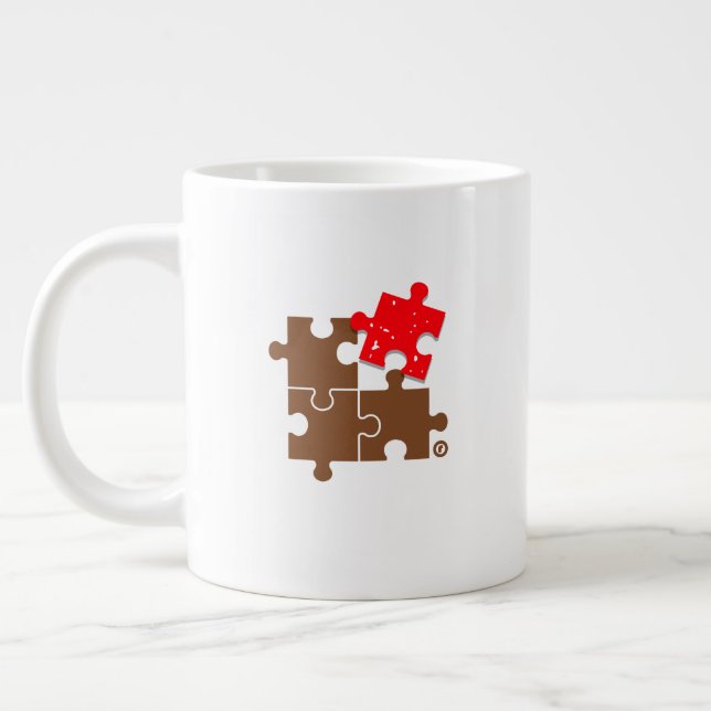 Caneca De Café Grande Conexões de Café 20oz Jumbo Mug (Esquerda)