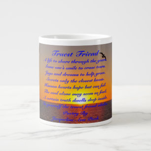 Caneca De Café Grande Confiante Amigo