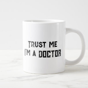 Caneca De Café Grande Confie em Mim, Sou um Médico Citação Médica Engraç