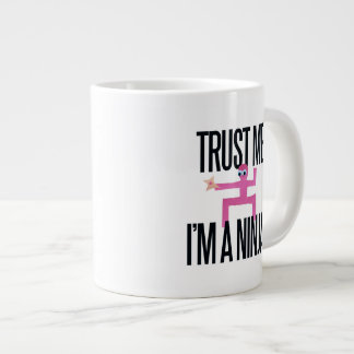 Caneca De Café Grande Confie em mim sou um Ninja
