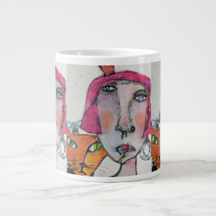 Caneca De Café Grande Conheça Tom e Jerry Jumbo Mug