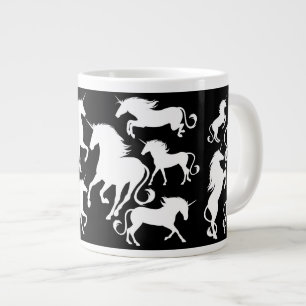 Caneca De Café Grande conjunto de unicórnios