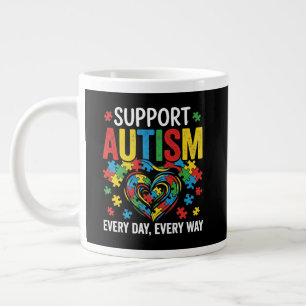 Caneca De Café Grande Conscientização do autismo