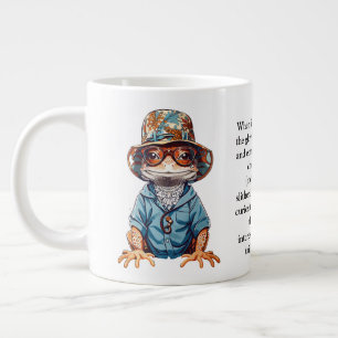 Caneca De Café Grande Conselho Engraçado De Um Lagarto