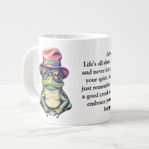 Caneca De Café Grande Conselhos Engraçados De Um Sapo