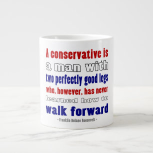 Caneca De Café Grande Conservadores Definidos Por FDR