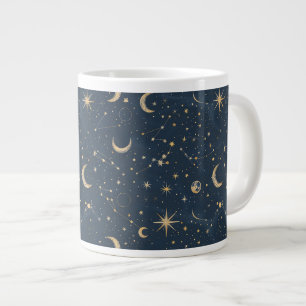 Caneca De Café Grande Constelação Celestial - Noite Estelar (1)