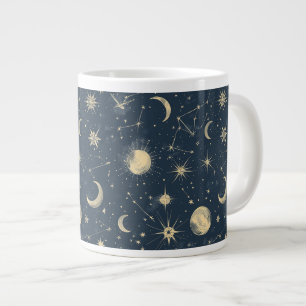 Caneca De Café Grande Constelação Celestial - Noite Estelar (3)