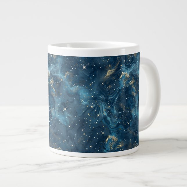 Caneca De Café Grande Constelação Celestial - Noite Estelar (8) (Frente Esquerda)
