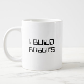 Caneca De Café Grande Construí Robôs Mug