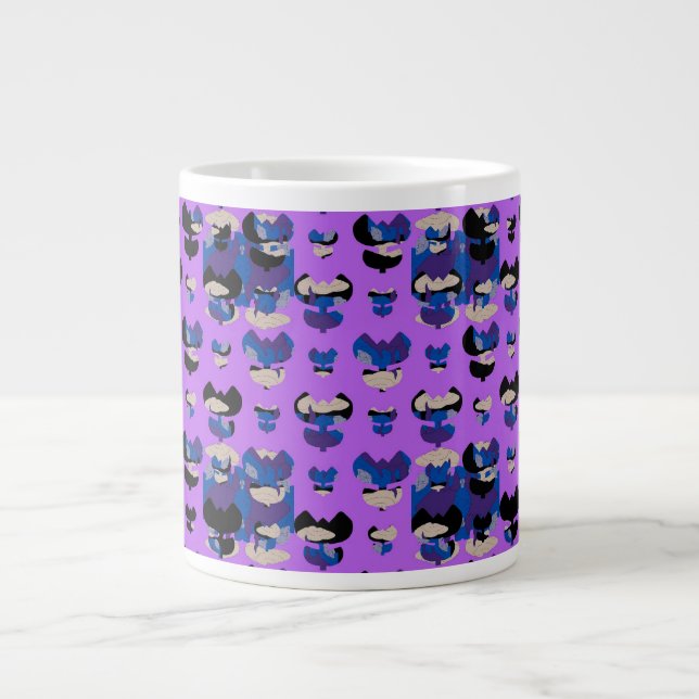Caneca De Café Grande Contained Sky Flame Tulip (Frente)