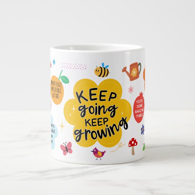 Caneca De Café Grande Continue Crescendo Mug (Frente)