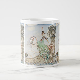 Caneca De Café Grande Conto de Fadas Vintage, Princesa Minette, Kay Niel