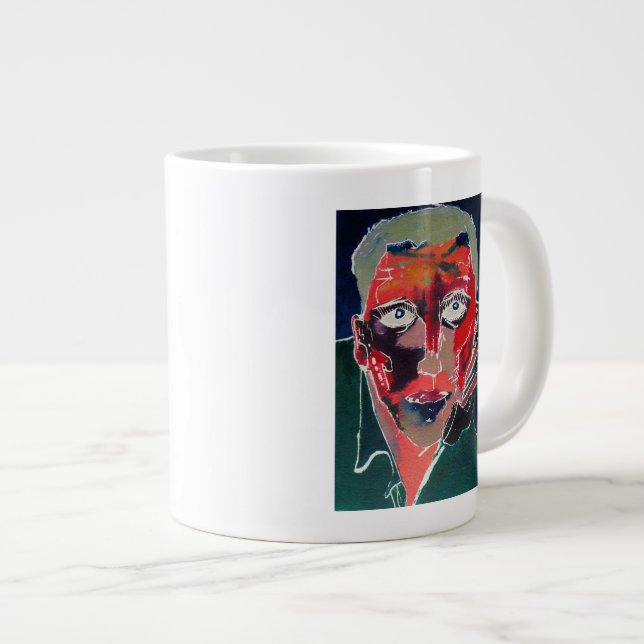 Caneca De Café Grande Conversação (Frente Esquerda)