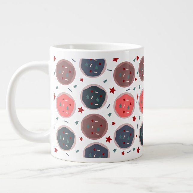 Caneca De Café Grande Cookies Bonitos Espinkles Bakery Sweet (Esquerda)