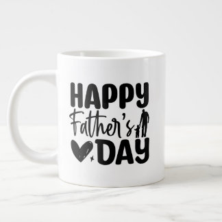 Caneca De Café Grande Cool Happy Father's Day Giant 