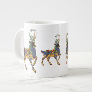 Caneca De Café Grande Copo Céltico Saco Jumbo