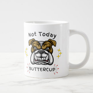 Caneca De Café Grande Copo do Bulldog Mal-humorado, Presente para Amante