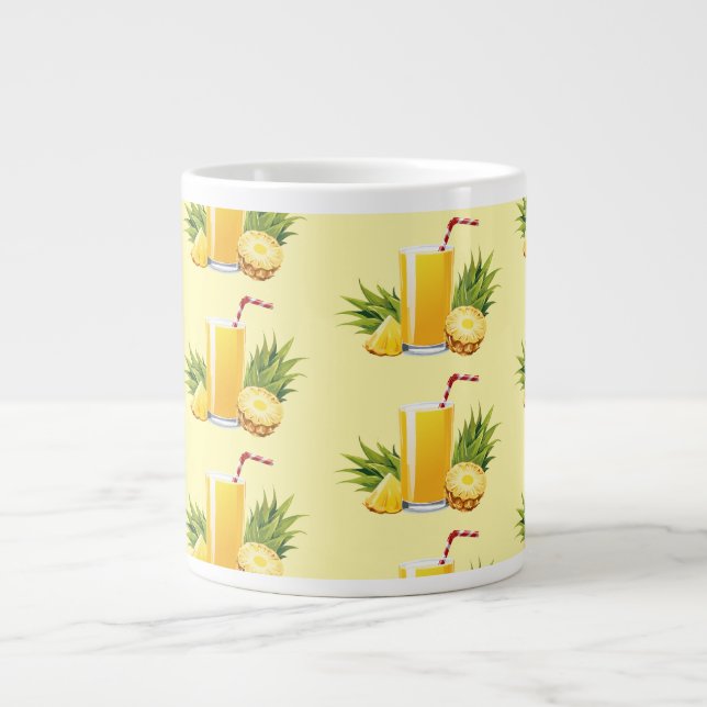 Caneca De Café Grande coquetel Pina Colada (Frente)