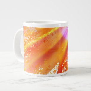 Caneca De Café Grande cor de fundo sem costura, amarelo, laranja
