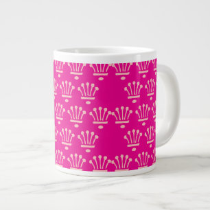 Caneca De Café Grande Cor-de-rosa-quente