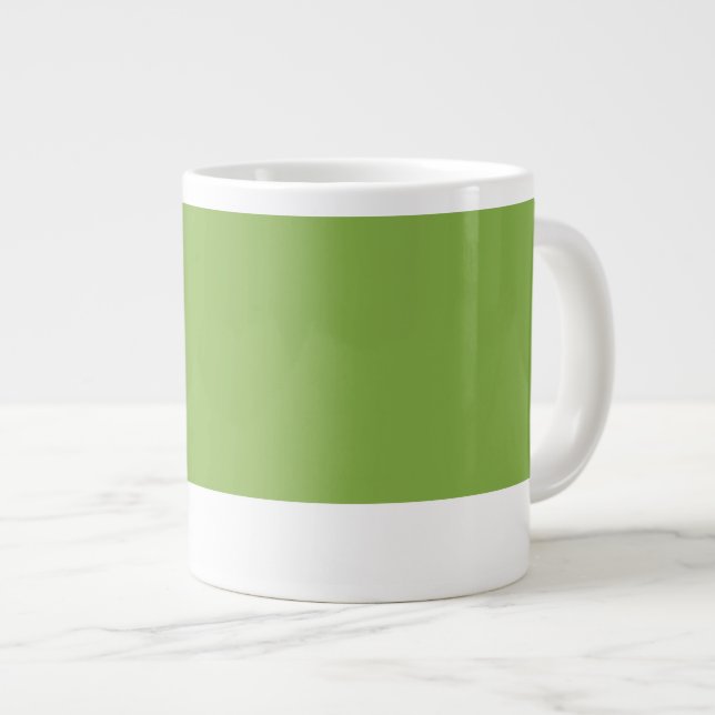 Caneca De Café Grande COR DO ANO MUG | 2017 | verde (Frente Esquerda)