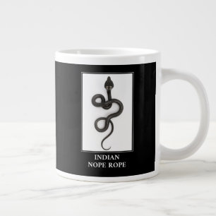 Caneca De Café Grande Corda Nope Indiana - Perigo de Cobra Cobra