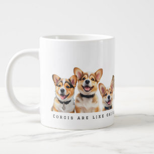 Caneca De Café Grande 'Corgis São Como Batatas Fritas, Você Não Consegue