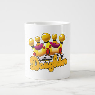 Caneca De Café Grande Coroa das Filhas Reis