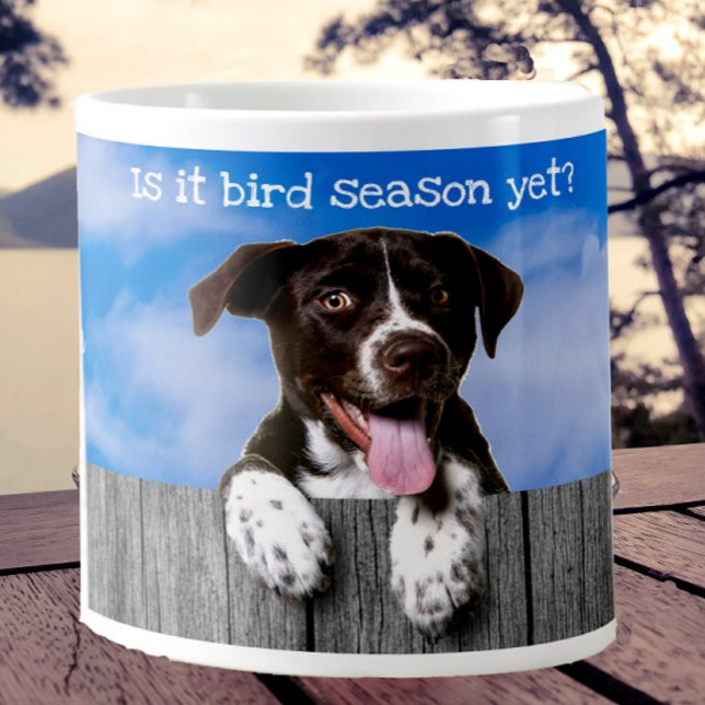 Caneca De Café Grande Cortador Gigante "Bird Season" (Criador carregado)