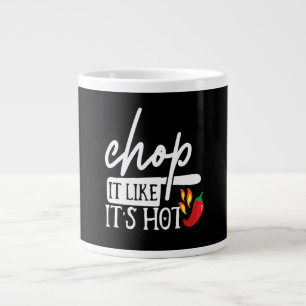 Caneca De Café Grande Cortar Como Presentes De Chef Engraçados Com Pimen