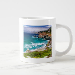 Caneca De Café Grande Costa De Big Sur, Califórnia