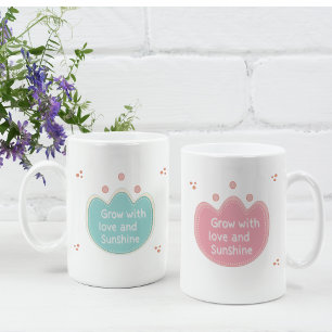 Caneca De Café Grande Cotações Florais