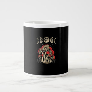 Caneca De Café Grande Cottagecore Cogumelos Academia Goblincore Estética