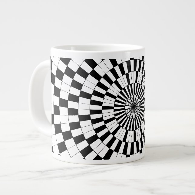 Caneca De Café Grande Counter Spirals (Frente Esquerda)